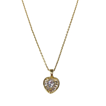 GOLD HEART NECKLACE