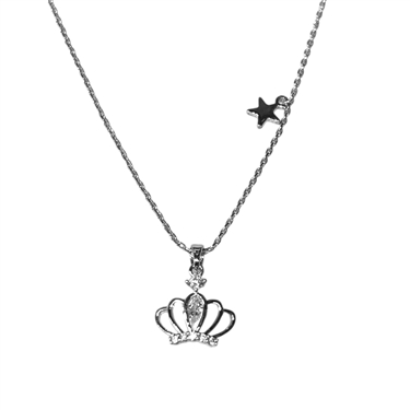 SILVER TIARA NECKLACE