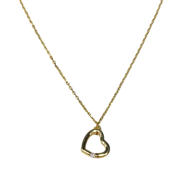 GOLD HEART NECKLACE