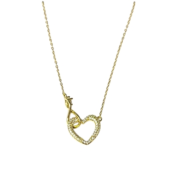 GOLD HEART NECKLACE