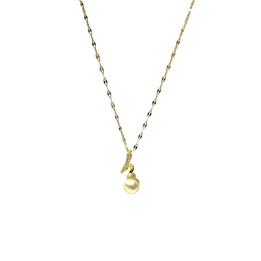 GOLD FRESH PEARL NECKLACE