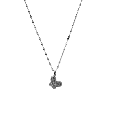 SILVER BUTTERFLY NECKLACE