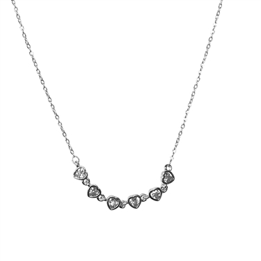 SILVER HEART NECKLACE