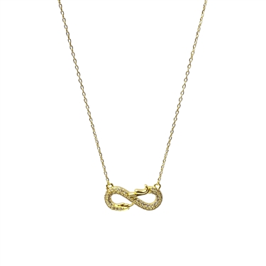 GOLD INFINTY NECKLACE