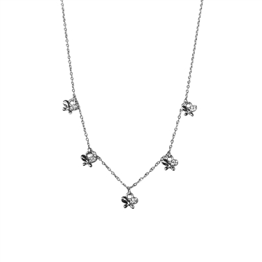 SILVER BUTTERFLY NECKLACE