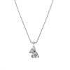 SILVER TEDDY BEAR NECKLACE