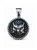 Antique Owl Head Pendant