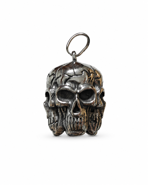 Silver Skull Stainless Steel Pendant