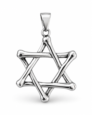 Silver Star of David Pendant
