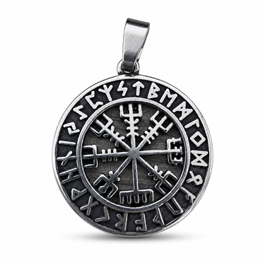 Vegvisir Rune Pendant