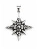 Compass Star Stainless Steel Pendant