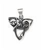 Vintage Celtic Fox Pendant