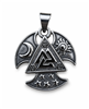 Norse Moon Triangle Symbol Pendant