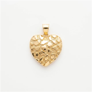 Gold Plated Heart Pendant