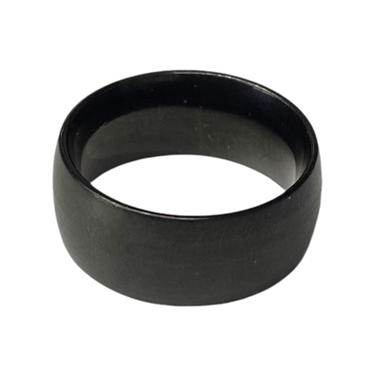 BLACK SOLID MEN RING