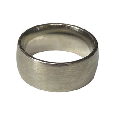 SILVER SOLID MEN RING