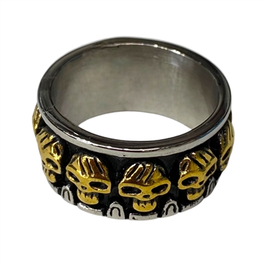 SILVER SKELETON RING