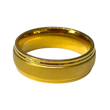 GOLD SOLID MEN RING