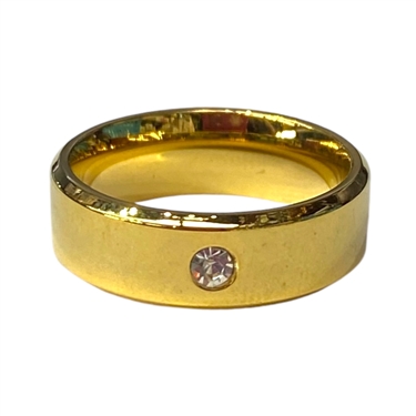 GOLD SOLID MEN RING