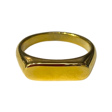 GOLD THIN MEN RING