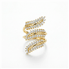 Adjustable wheat ear ring