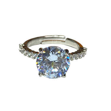 SILVER STUD RING