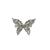 SILVER BUTTERFLY RING