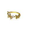 GOLD BUTTERFLY RING