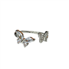 SILVER BUTTERFLY RING