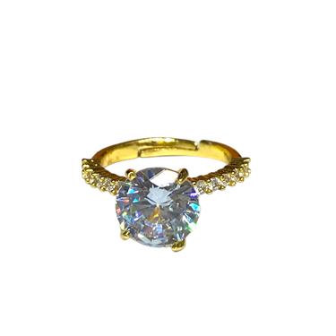 GOLD STUD RING