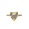 GOLD HEART RING