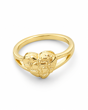 Heart Flower Ring