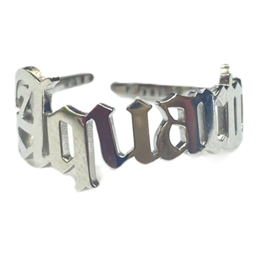 SILVER ZODIAC RING