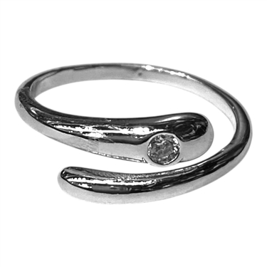 SNAKE SILVER RING