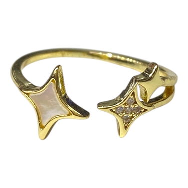 GOLD SPARKLE RING