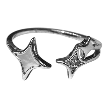 SILVER SPARKLE RING