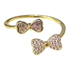GOLD BOW RING