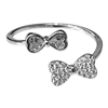 SILVER BOW RING
