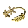 GOLD FLOWER RING