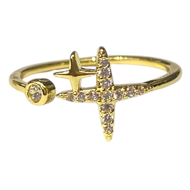 GOLD SPARKLE RING