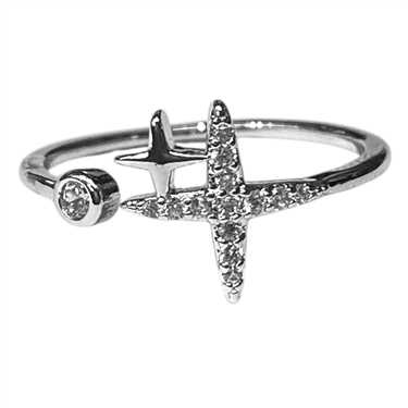 SILVER SPARKLE RING
