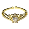 GOLD HEART RING