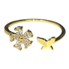 GOLD FLOWER RING