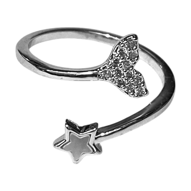 SILVER STAR RING