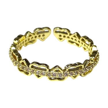 GOLD HEART RING