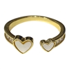 GOLD HEART RING