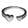 SILVER HEART RING