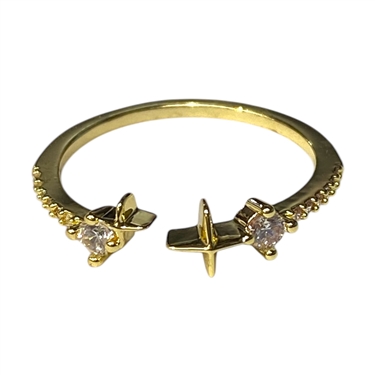 GOLD SPARKLE RING