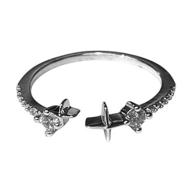 SILVER SPARKLE RING