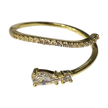GOLD ADJUSTABLE RING